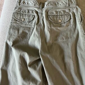 Khaki crop pants from Sonoma
